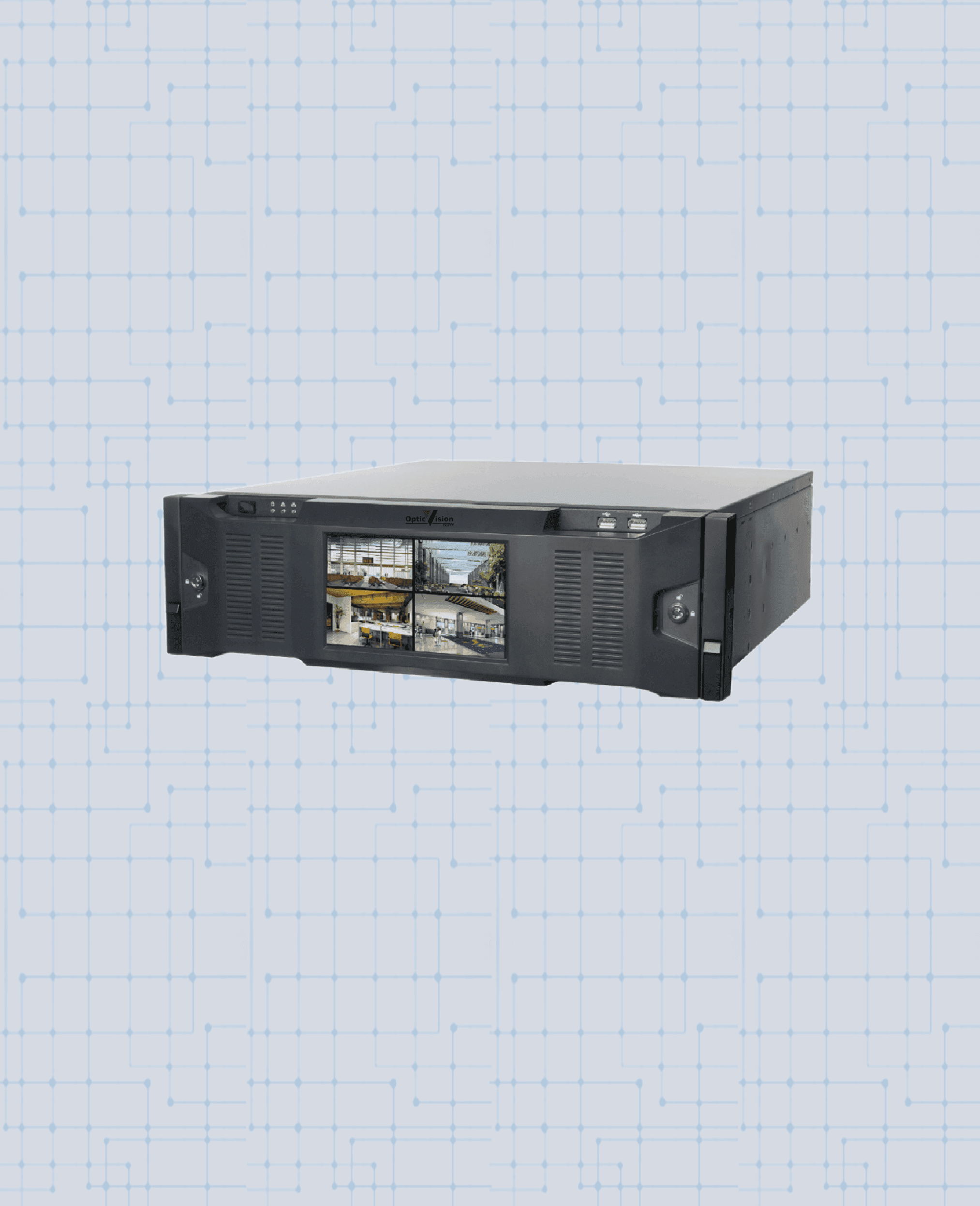 64CH Network Video Recorder Dual Power